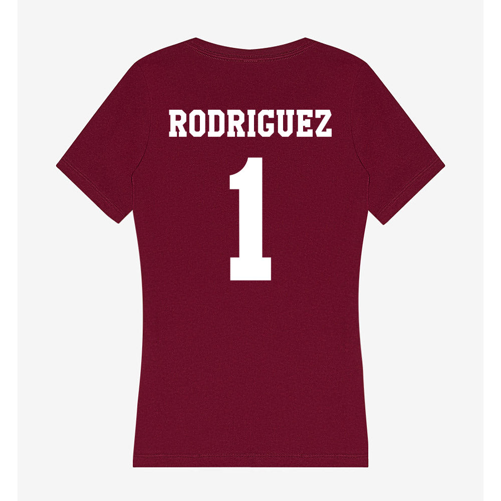 Texas A&M - NCAA Women's Volleyball : Gabi Rodriguez - Women's V-Neck T-Shirt-1