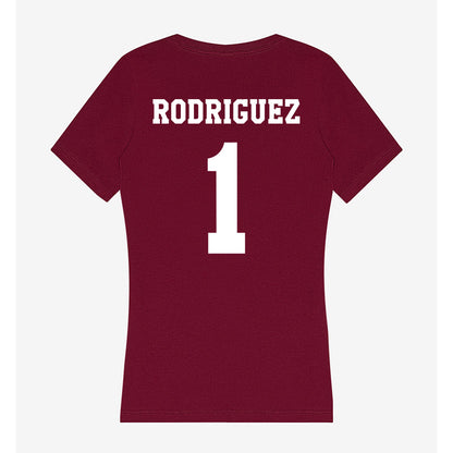 Texas A&M - NCAA Women's Volleyball : Gabi Rodriguez - Women's V-Neck T-Shirt-1