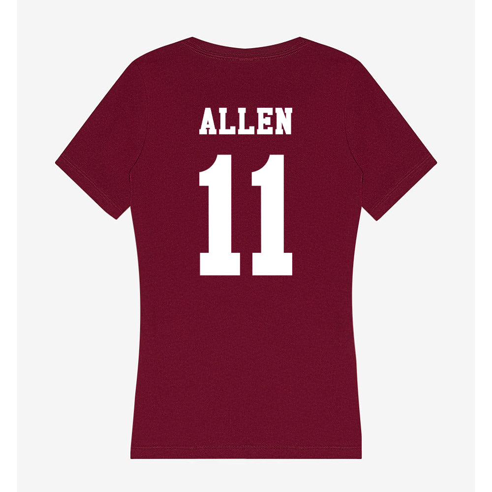 Texas A&M - NCAA Softball : Paislie Allen - Women's V-Neck T-Shirt-1