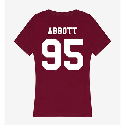 Texas A&M - NCAA Football : Alex Abbott - Women's V-Neck T-Shirt-1