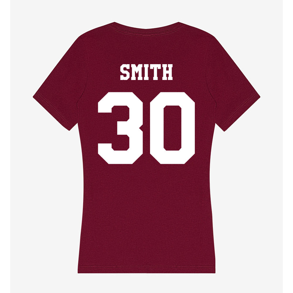 Texas A&M - NCAA Football : Tj Smith - Women's V-Neck T-Shirt-1