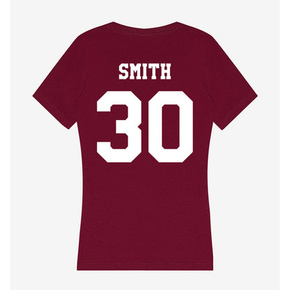 Texas A&M - NCAA Football : Tj Smith - Women's V-Neck T-Shirt-1