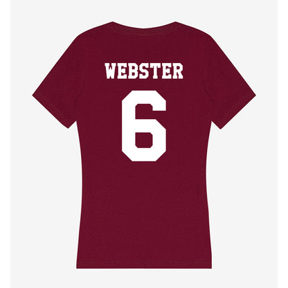 Texas A&M - NCAA Women's Basketball : Jordan Webster - Classic Shersey Women's V-Neck T-Shirt-1