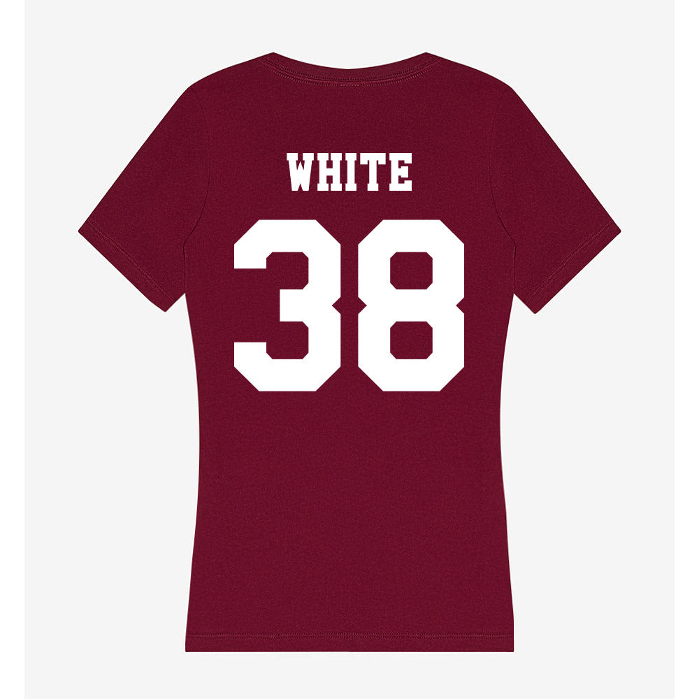 Texas A&M - NCAA Football : Jared White - Classic Shersey Women's V-Neck T-Shirt-1