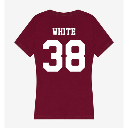 Texas A&M - NCAA Football : Jared White - Classic Shersey Women's V-Neck T-Shirt-1