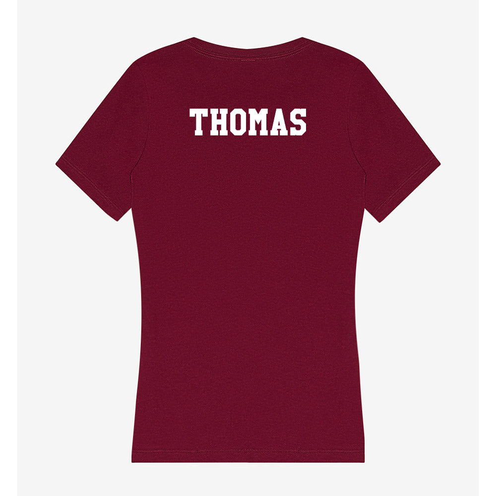 Texas A&M - NCAA Equestrian : Logan Thomas - Women's V-Neck T-Shirt-1