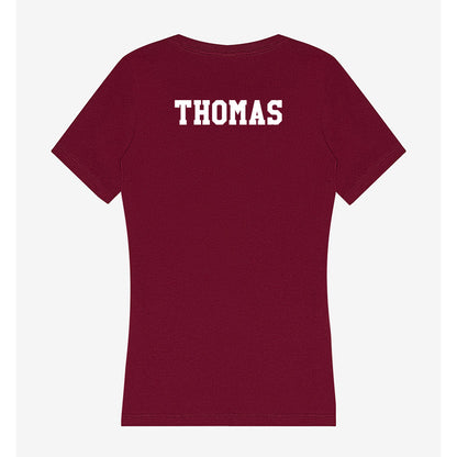Texas A&M - NCAA Equestrian : Logan Thomas - Women's V-Neck T-Shirt-1