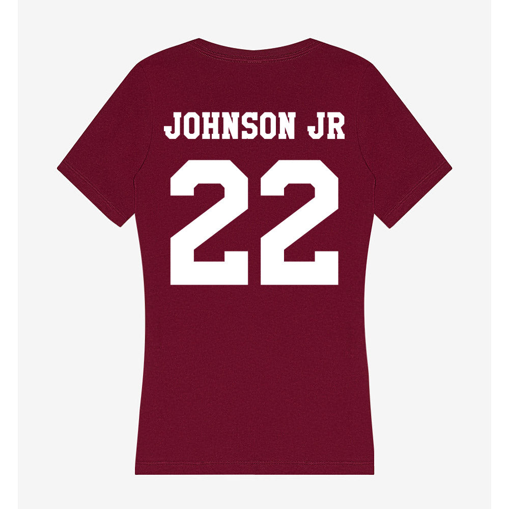 Texas A&M - NCAA Football : Rashad "Tom Tom" Johnson Jr - Women's V-Neck T-Shirt-1