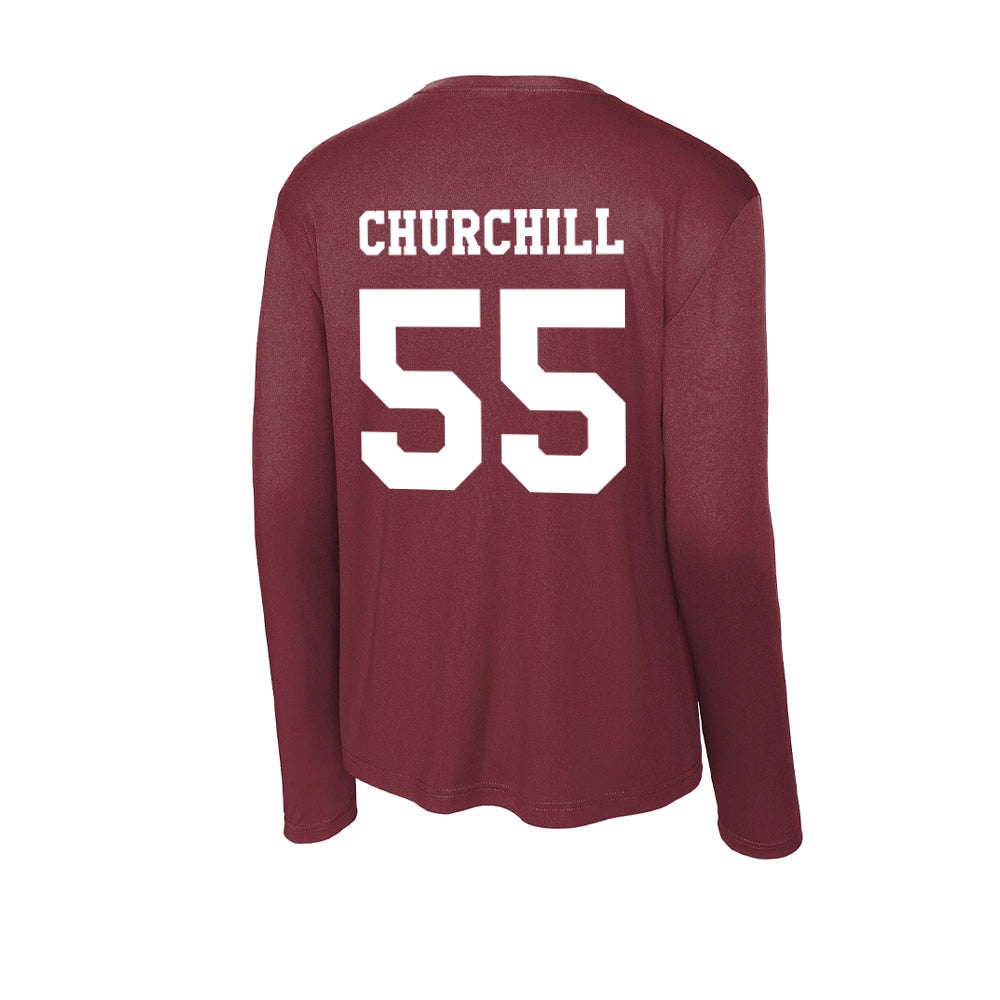 Texas A&M - NCAA Women's Soccer : Ireland Churchill - Classic Shersey Activewear Long Sleeve T-Shirt-1