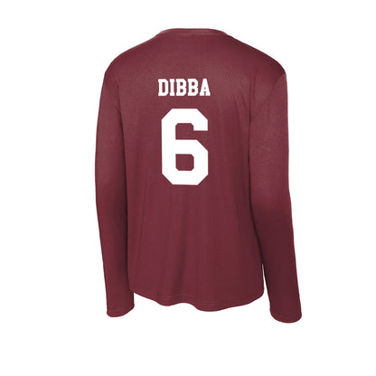 Texas A&M - NCAA Men's Basketball : Ali Dibba - Activewear Long Sleeve T-Shirt-1