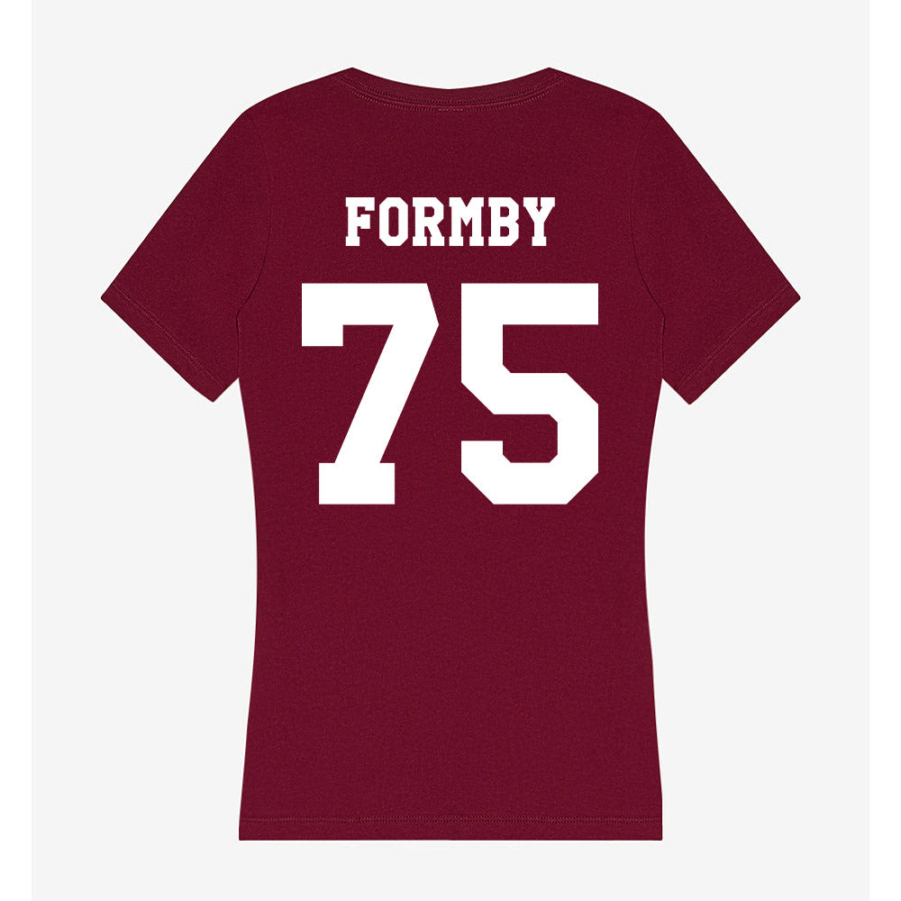 Texas A&M - NCAA Football : Wilkin Formby - Women's V-Neck T-Shirt-1