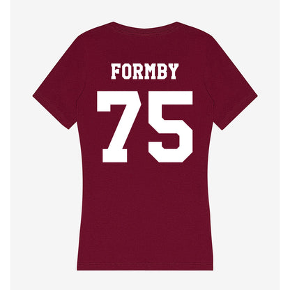 Texas A&M - NCAA Football : Wilkin Formby - Women's V-Neck T-Shirt-1