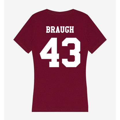 Texas A&M - NCAA Football : Carter Braugh - Women's V-Neck T-Shirt-1
