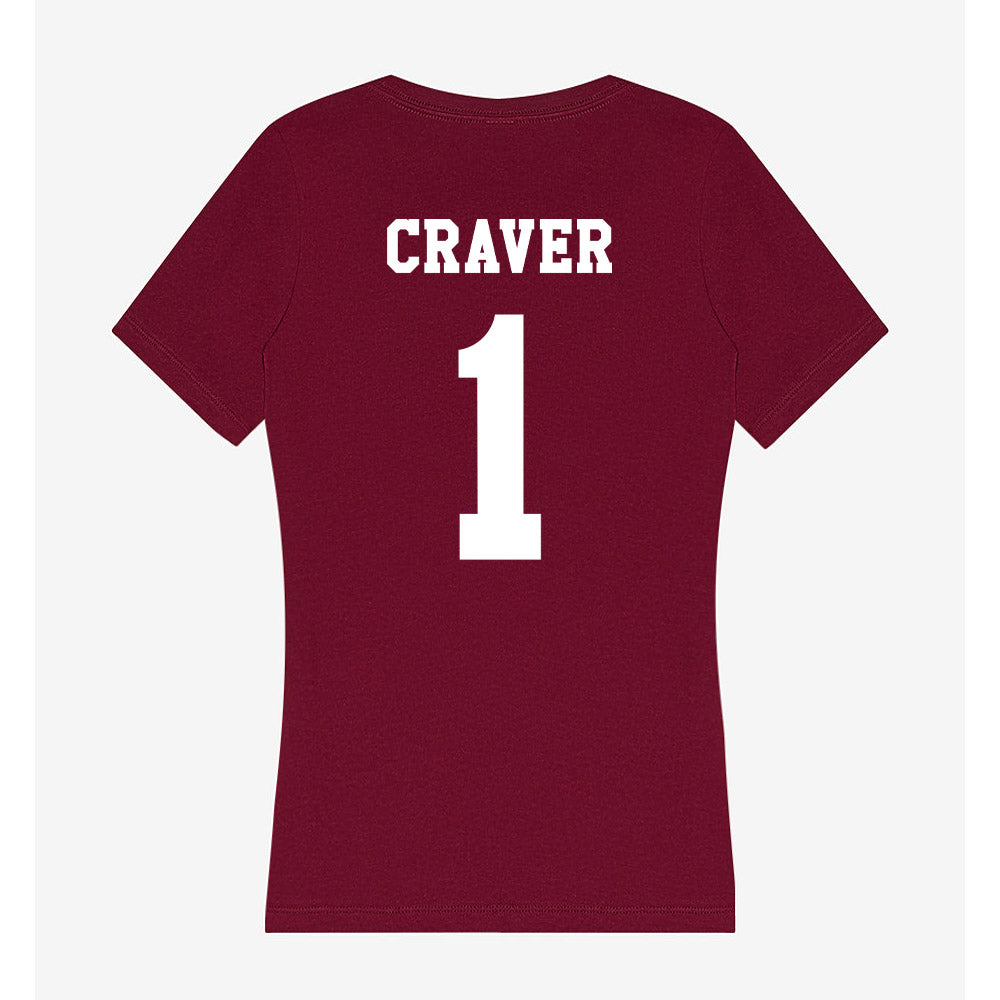Texas A&M - NCAA Football : Mario Craver - Women's V-Neck T-Shirt-1