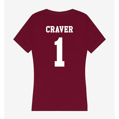 Texas A&M - NCAA Football : Mario Craver - Women's V-Neck T-Shirt-1