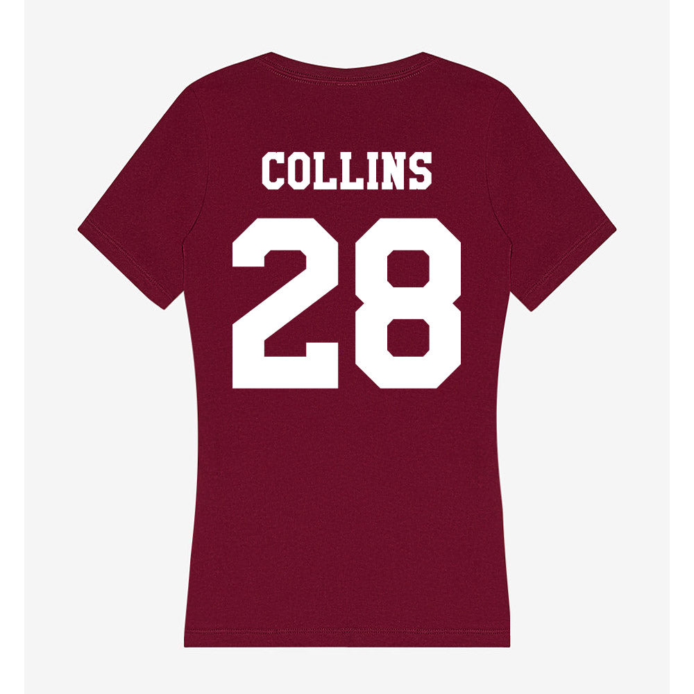 Texas A&M - NCAA Football : Chance Collins - Women's V-Neck T-Shirt-1