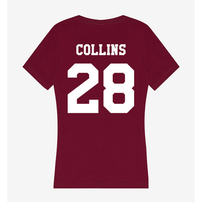 Texas A&M - NCAA Football : Chance Collins - Women's V-Neck T-Shirt-1