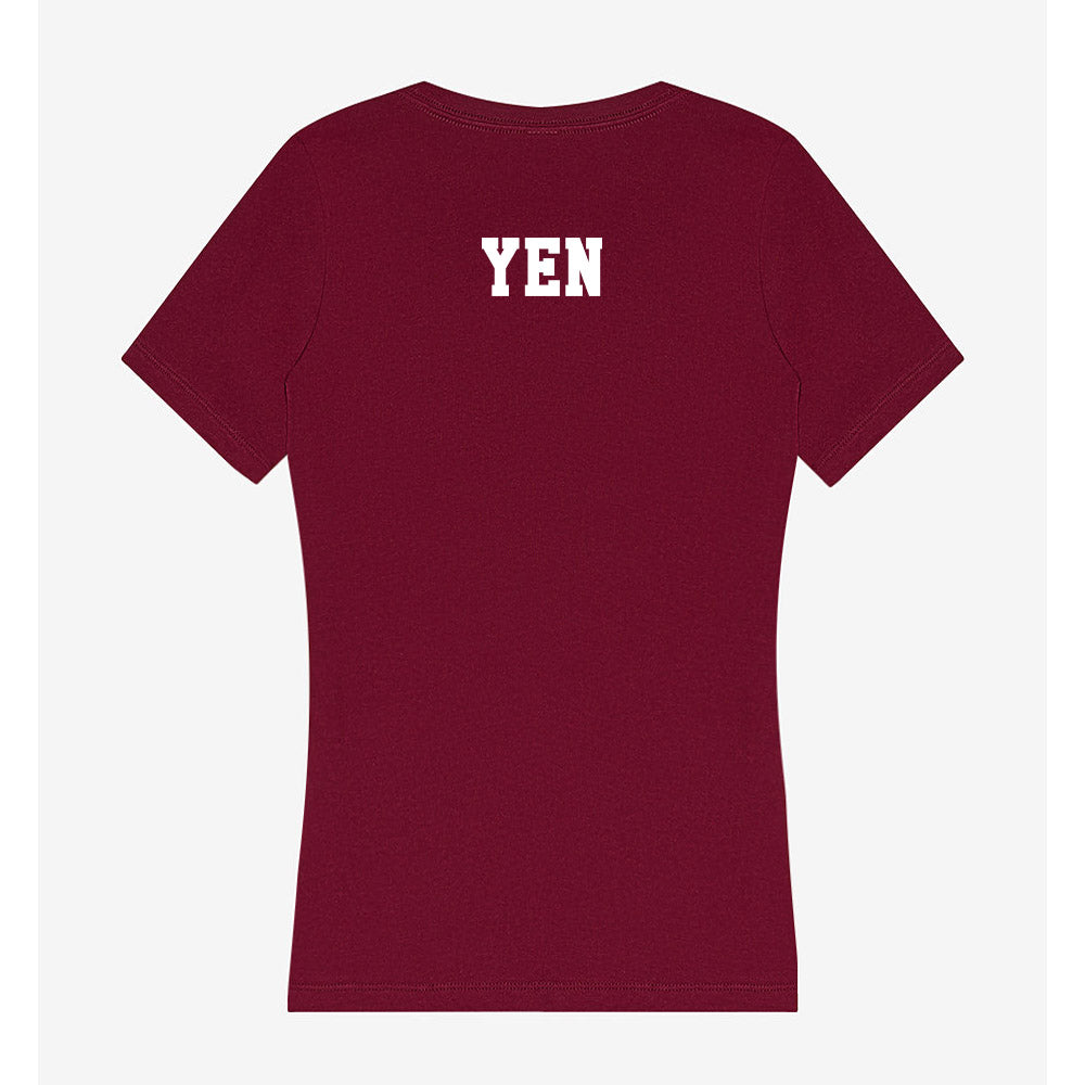 Texas A&M - NCAA Women's Golf : Natalie Yen - Classic Shersey Women's V-Neck T-Shirt-1