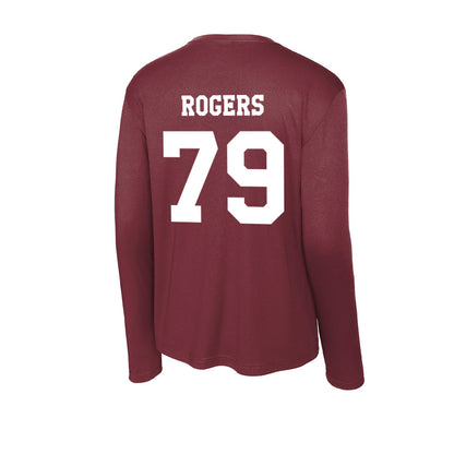 Texas A&M - NCAA Football : Lamont Rogers - Activewear Long Sleeve T-Shirt-1