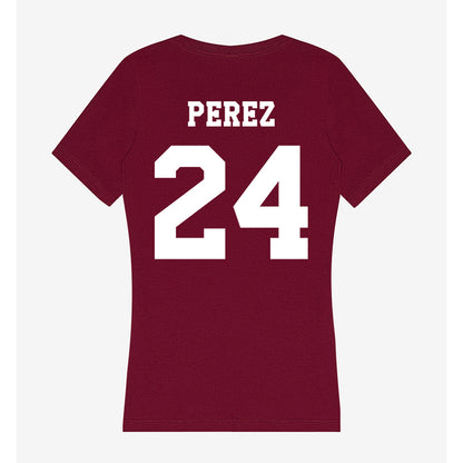 Texas A&M - NCAA Softball : Mya Perez - Classic Shersey Women's V-Neck T-Shirt-1