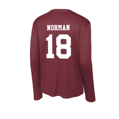 Texas A&M - NCAA Football : TK Norman - Activewear Long Sleeve T-Shirt-1