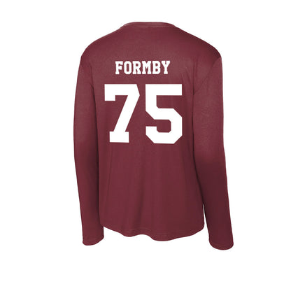 Texas A&M - NCAA Football : Wilkin Formby - Activewear Long Sleeve T-Shirt-1