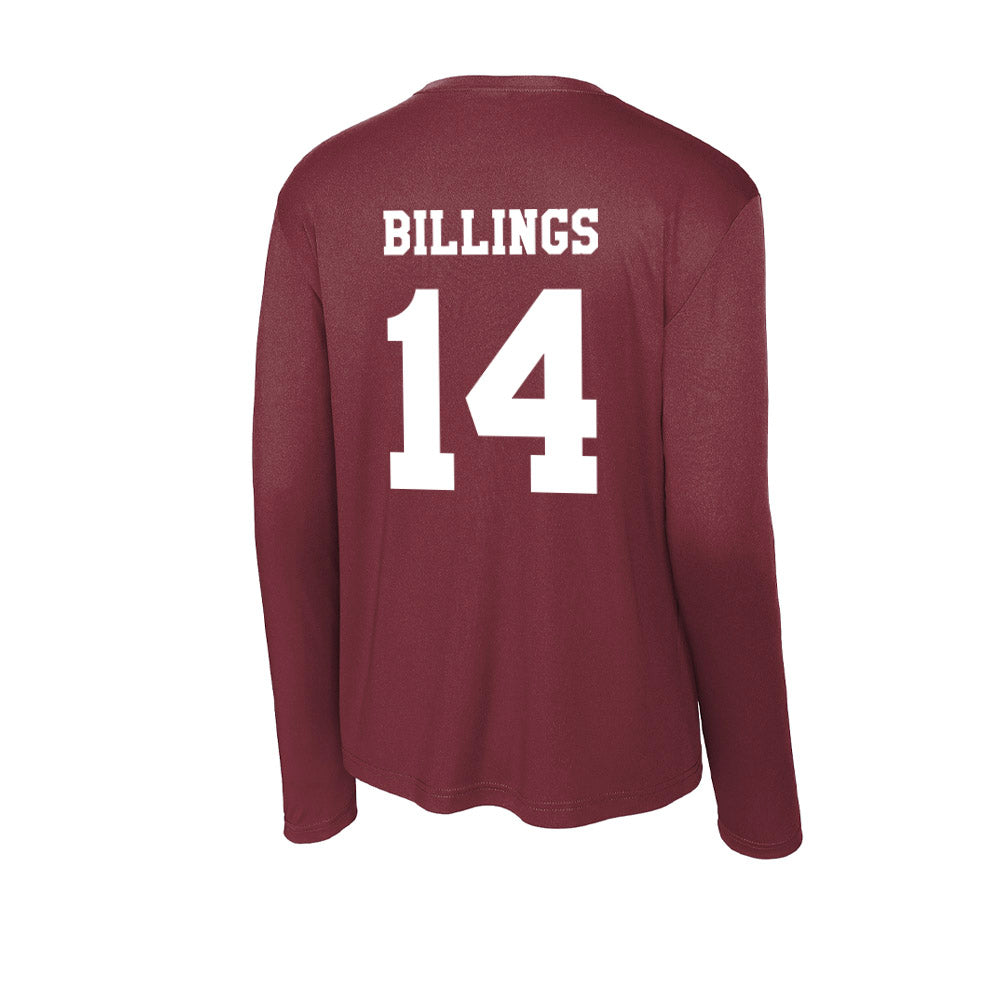 Texas A&M - NCAA Baseball : Luke Billings - Activewear Long Sleeve T-Shirt-1