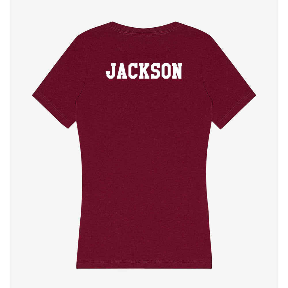 Texas A&M - NCAA Men's Cross Country : Hunter Jackson - Women's V-Neck T-Shirt-1
