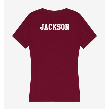 Texas A&M - NCAA Men's Cross Country : Hunter Jackson - Women's V-Neck T-Shirt-1