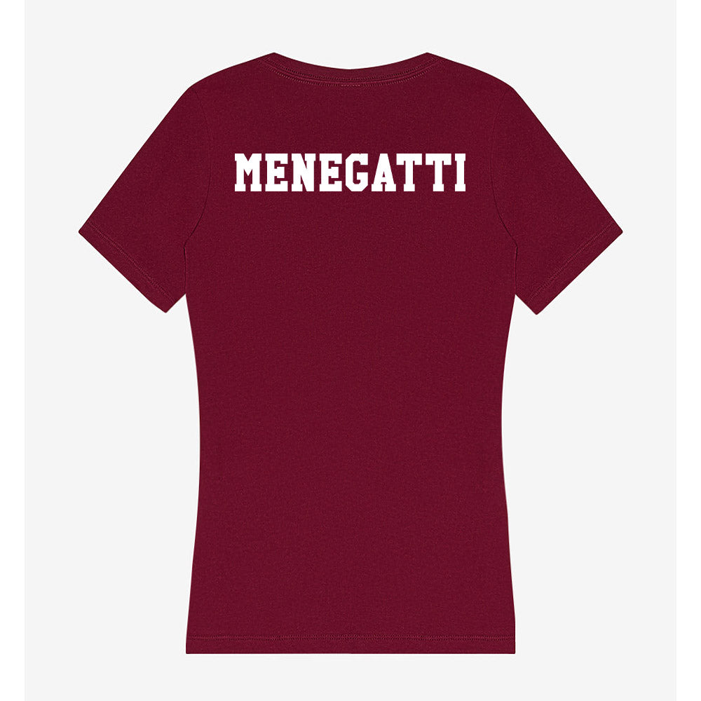 Texas A&M - NCAA Women's Track & Field : Bradie Menegatti - Women's V-Neck T-Shirt-1
