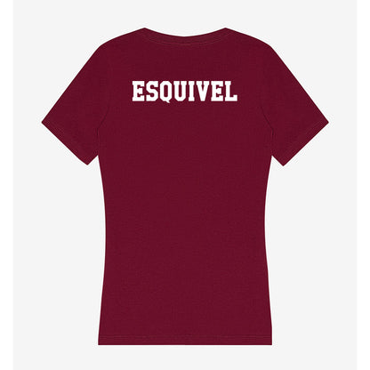 Texas A&M - NCAA Women's Tennis : Avery Esquivel - Women's V-Neck T-Shirt-1