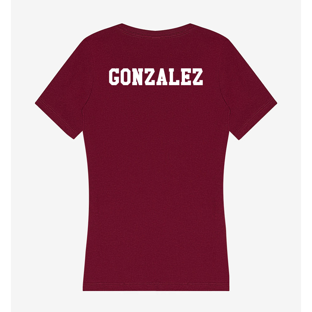 Texas A&M - NCAA Equestrian : Isabelle Gonzalez - Classic Shersey Women's V-Neck T-Shirt-1