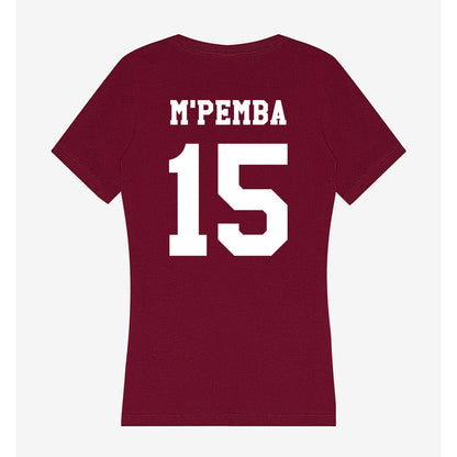 Texas A&M - NCAA Football : Sam M'Pemba - Women's V-Neck T-Shirt-1
