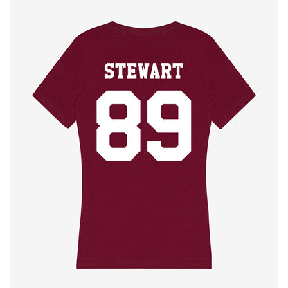 Texas A&M - NCAA Football : Kade Stewart - Women's V-Neck T-Shirt-1
