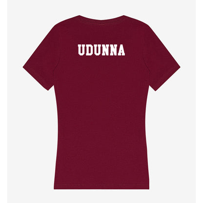 Texas A&M - NCAA Men's Track & Field : Jedidiah Udunna - Women's V-Neck T-Shirt-1