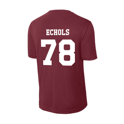 Texas A&M - NCAA Football : Coen Echols - Activewear T-Shirt-1