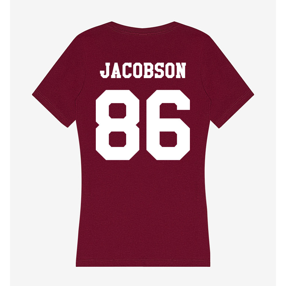Texas A&M - NCAA Football : Evan Jacobson - Women's V-Neck T-Shirt-1