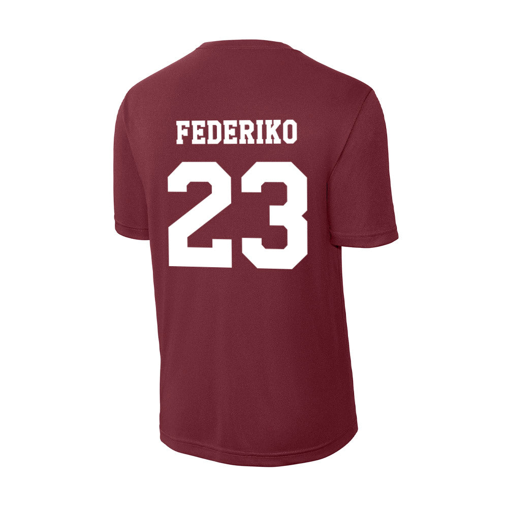 Texas A&M - NCAA Men's Basketball : Federiko Federiko - Activewear T-Shirt-1