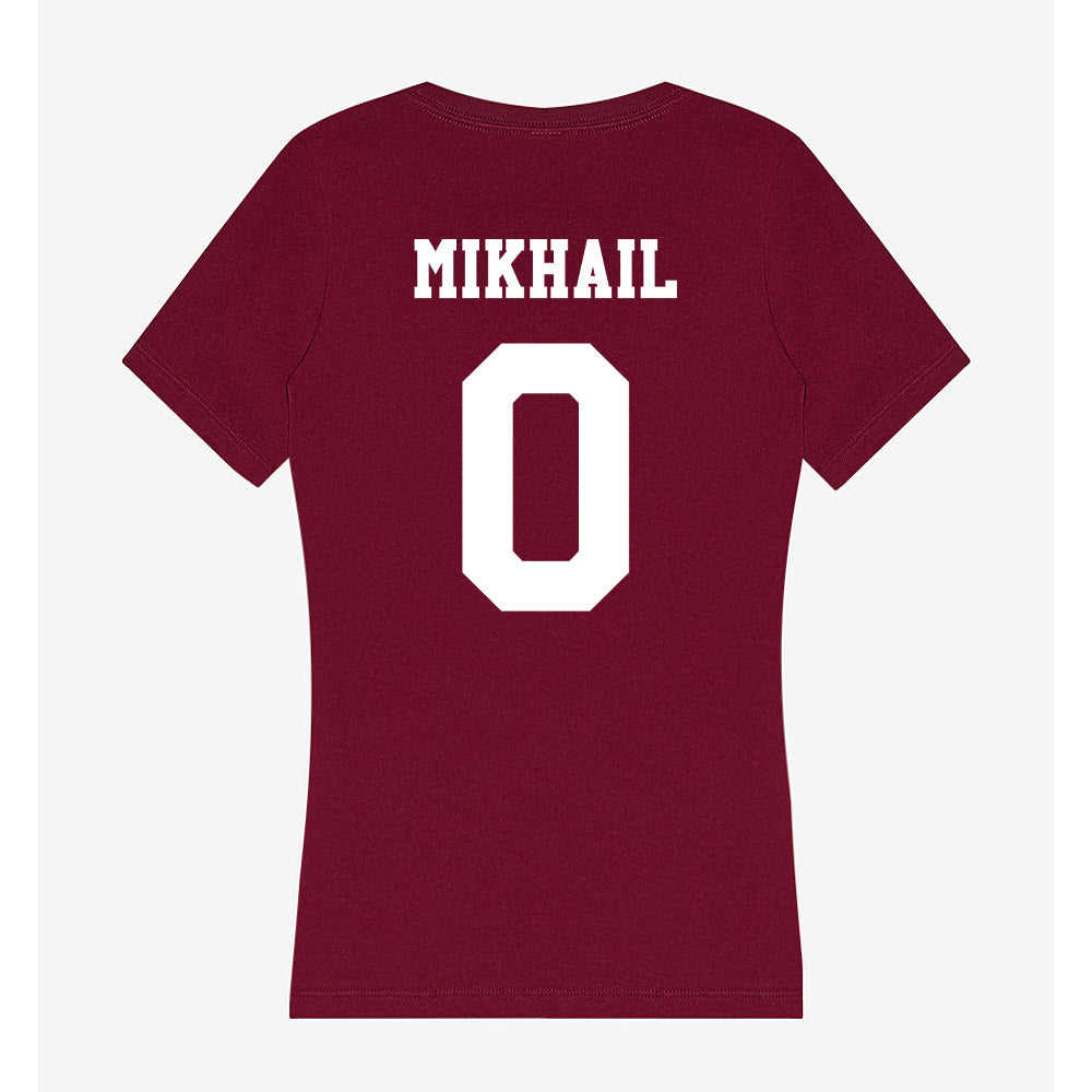 Texas A&M - NCAA Football : Noah Mikhail - Women's V-Neck T-Shirt-1