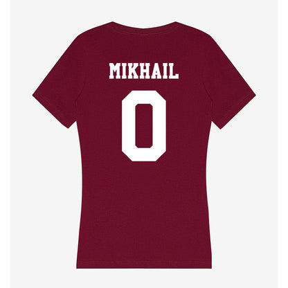 Texas A&M - NCAA Football : Noah Mikhail - Women's V-Neck T-Shirt-1