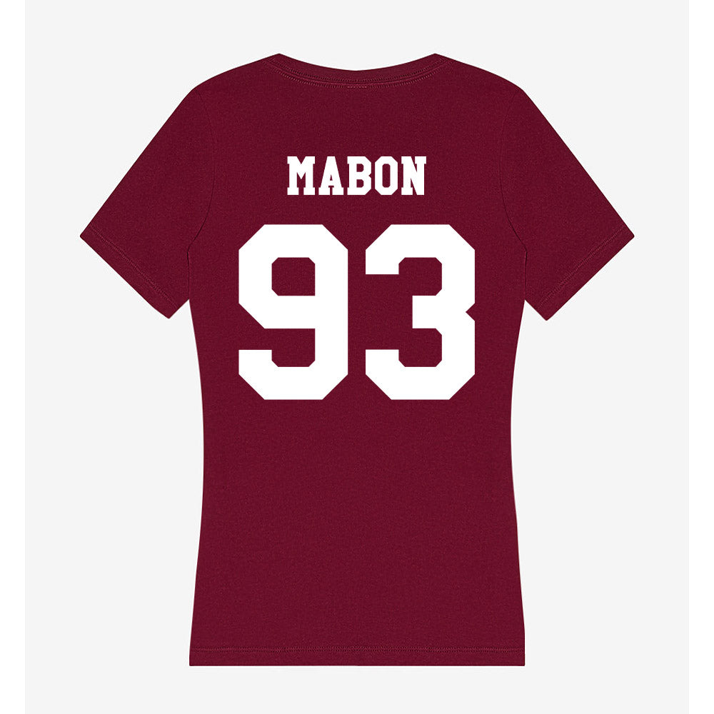 Texas A&M - NCAA Football : Nathan Mabon - Women's V-Neck T-Shirt-1