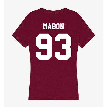 Texas A&M - NCAA Football : Nathan Mabon - Women's V-Neck T-Shirt-1