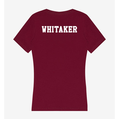 Texas A&M - NCAA Women's Swimming & Diving : Ava Whitaker - Women's V-Neck T-Shirt-1