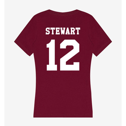 Texas A&M - NCAA Baseball : Joshua Stewart - Women's V-Neck T-Shirt-1