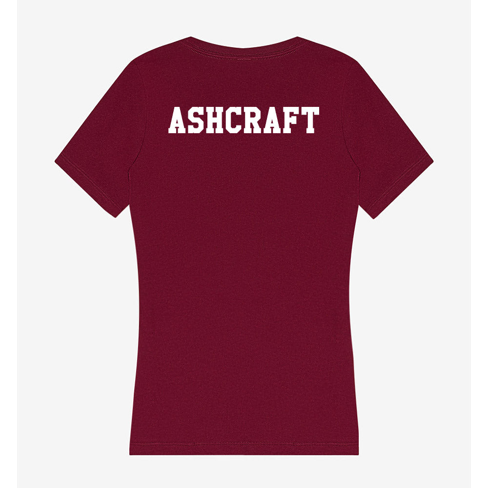 Texas A&M - NCAA Men's Golf : Landon Ashcraft - Women's V-Neck T-Shirt-1