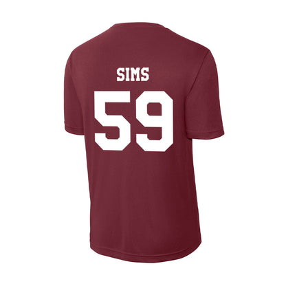 Texas A&M - NCAA Football : Chace Sims - Activewear T-Shirt-1