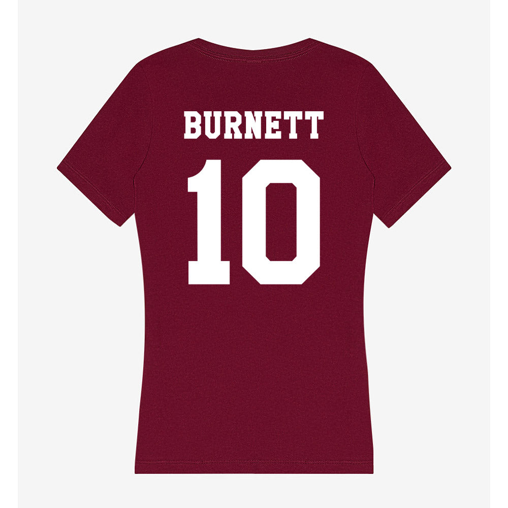 Texas A&M - NCAA Softball : Darby Burnett - Women's V-Neck T-Shirt-1
