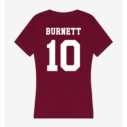 Texas A&M - NCAA Softball : Darby Burnett - Women's V-Neck T-Shirt-1