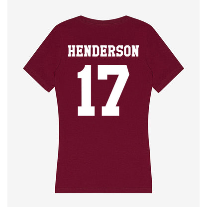 Texas A&M - NCAA Football : Ryan Henderson - Women's V-Neck T-Shirt-1