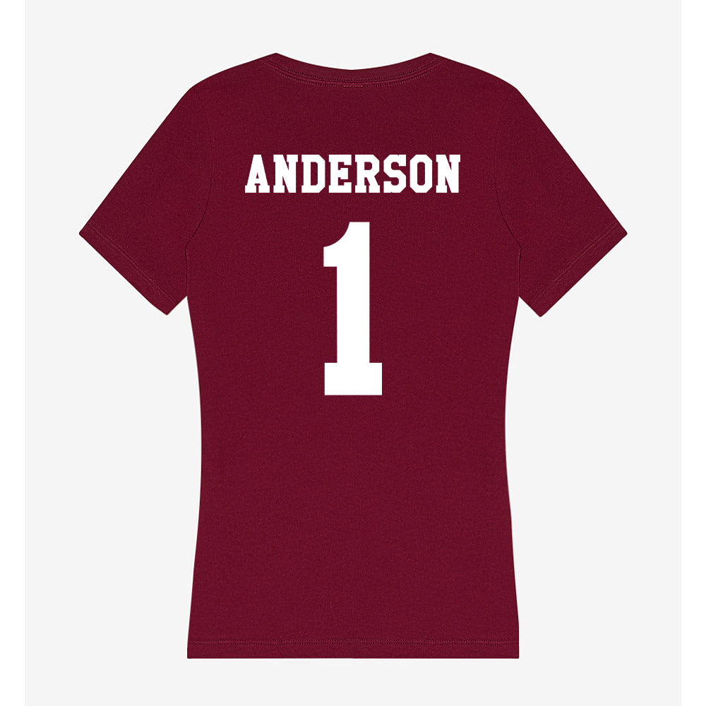 Texas A&M - NCAA Football : Bryce Anderson - Women's V-Neck T-Shirt-1